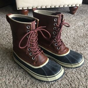 SOREL 1964 Premium LTR Waterproof Leather Winter Boots